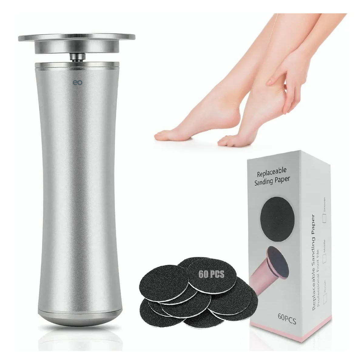 Foto 3 pulgar | Máquinas Exfoliadoras para Pies Eo Safe Imports Esi-19027 Plata