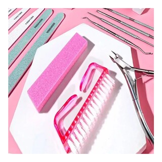 Foto 3 | ''kit De Para Manicure Y Limas Para Uñas Profesional Belug 12 En 1 Rosa ''