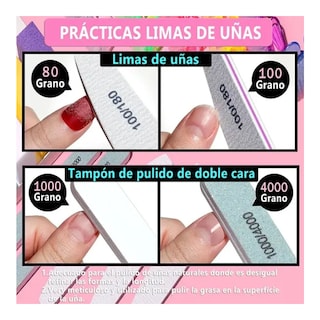 Foto 4 | ''kit De Para Manicure Y Limas Para Uñas Profesional Belug 12 En 1 Rosa ''