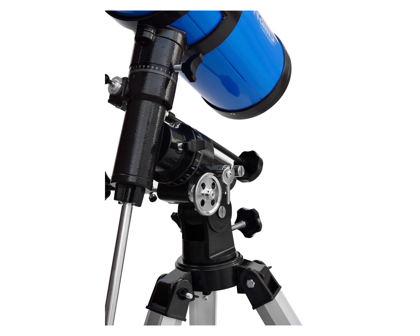 Foto 4 | Telescopio Reflector con Montura Ecuatorial Newtoneanol, Amp. 500 mm xx 114 mm - Wallis