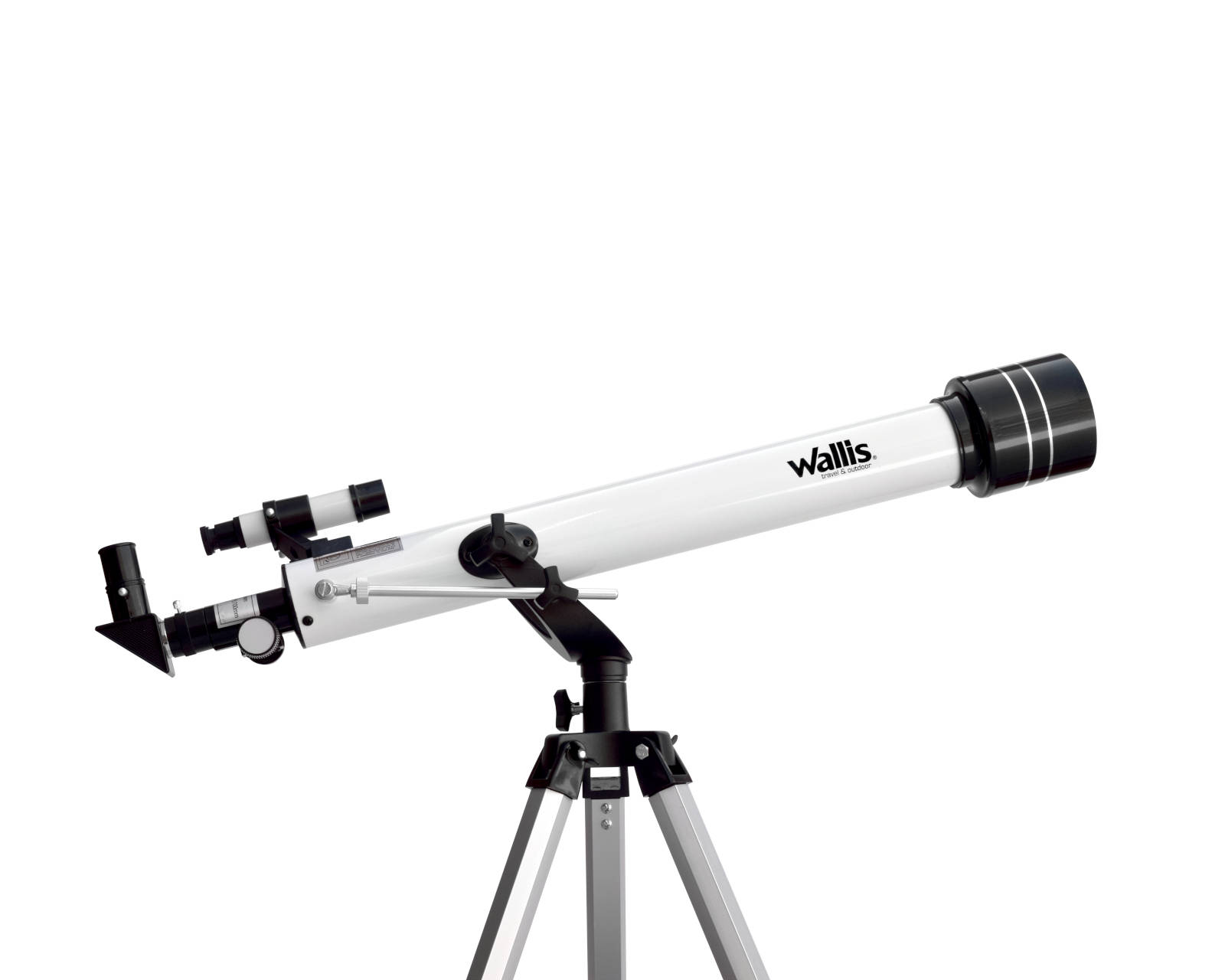 Foto 3 pulgar | Telescopio Refractor con Montura Altazimutal, Amp.525 x, 700 mm x 60 mm - Wallis