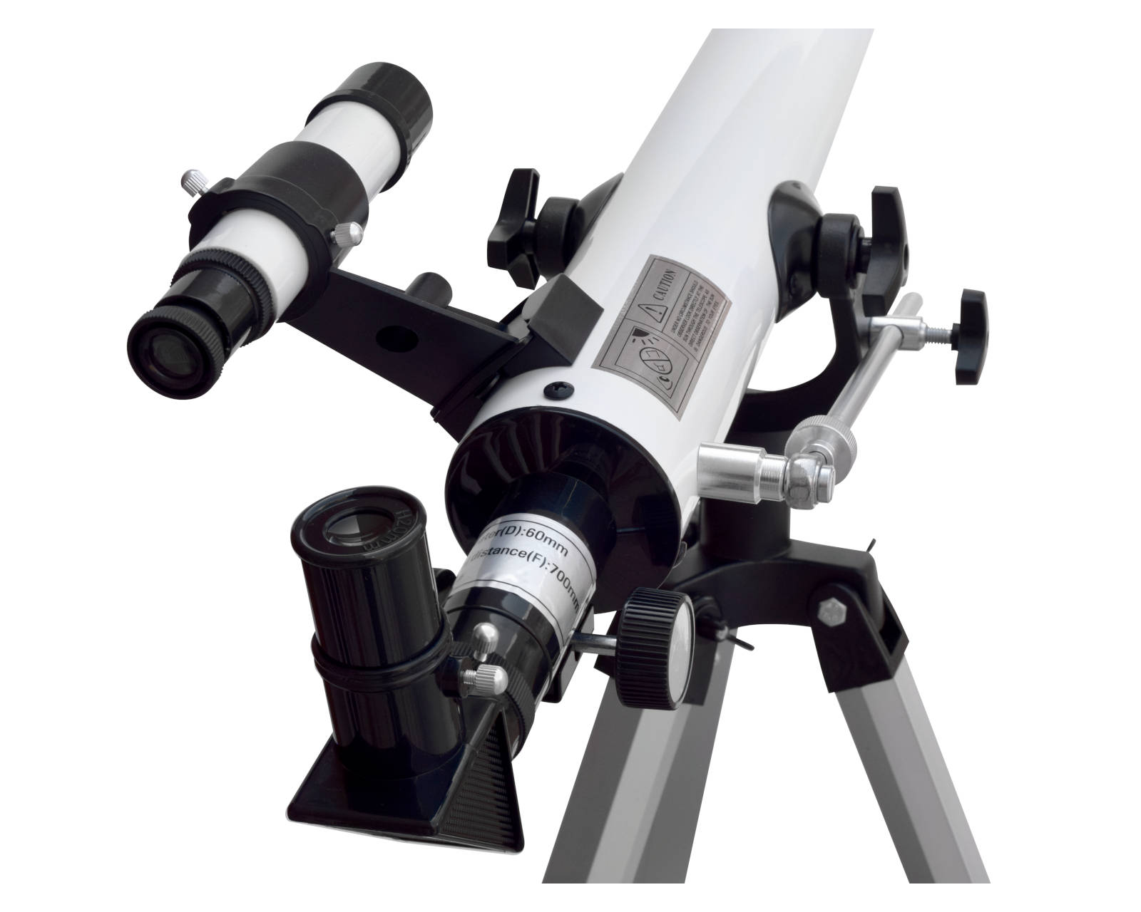 Foto 5 pulgar | Telescopio Refractor con Montura Altazimutal, Amp.525 x, 700 mm x 60 mm - Wallis