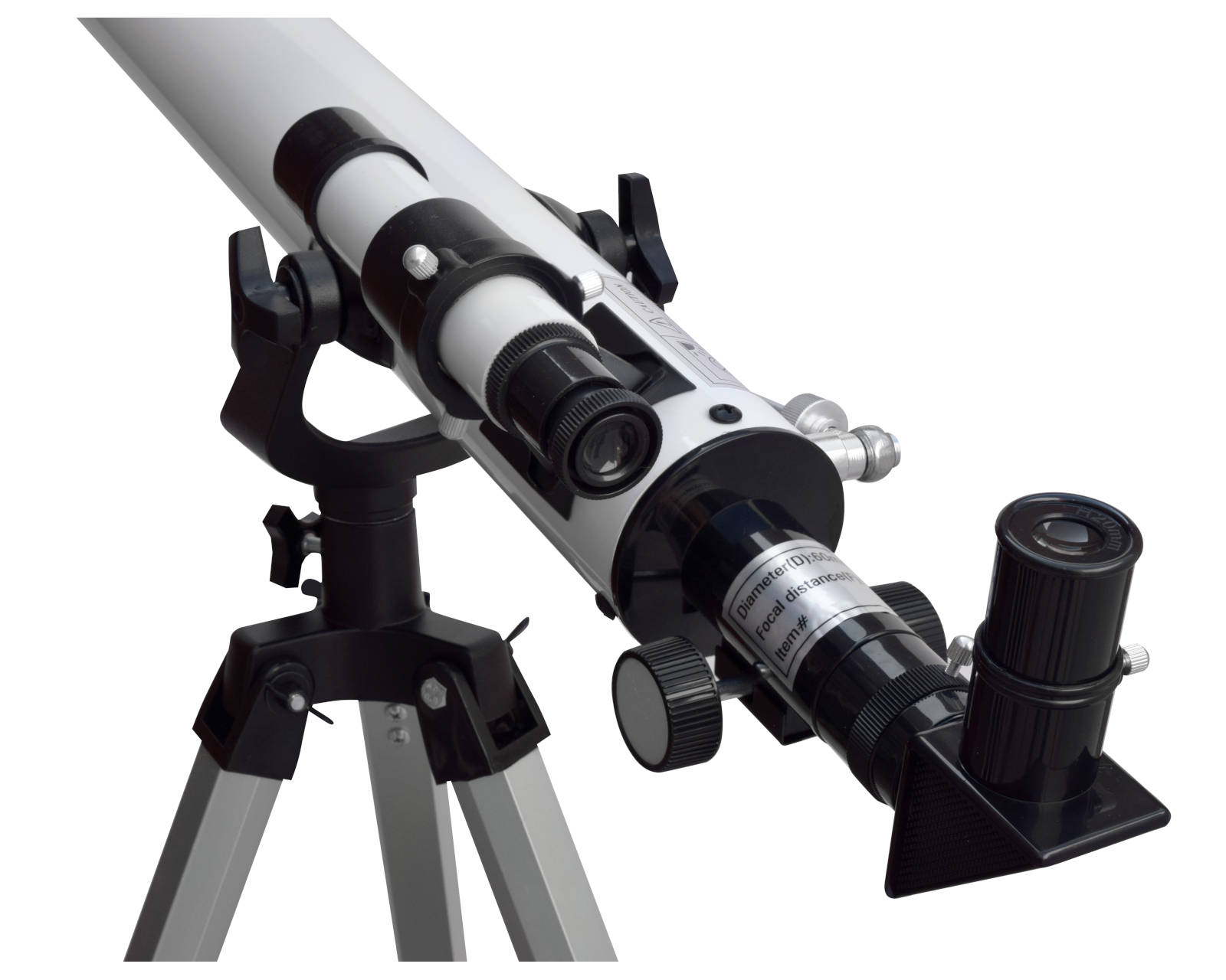 Foto 6 pulgar | Telescopio Refractor con Montura Altazimutal, Amp.525 x, 700 mm x 60 mm - Wallis