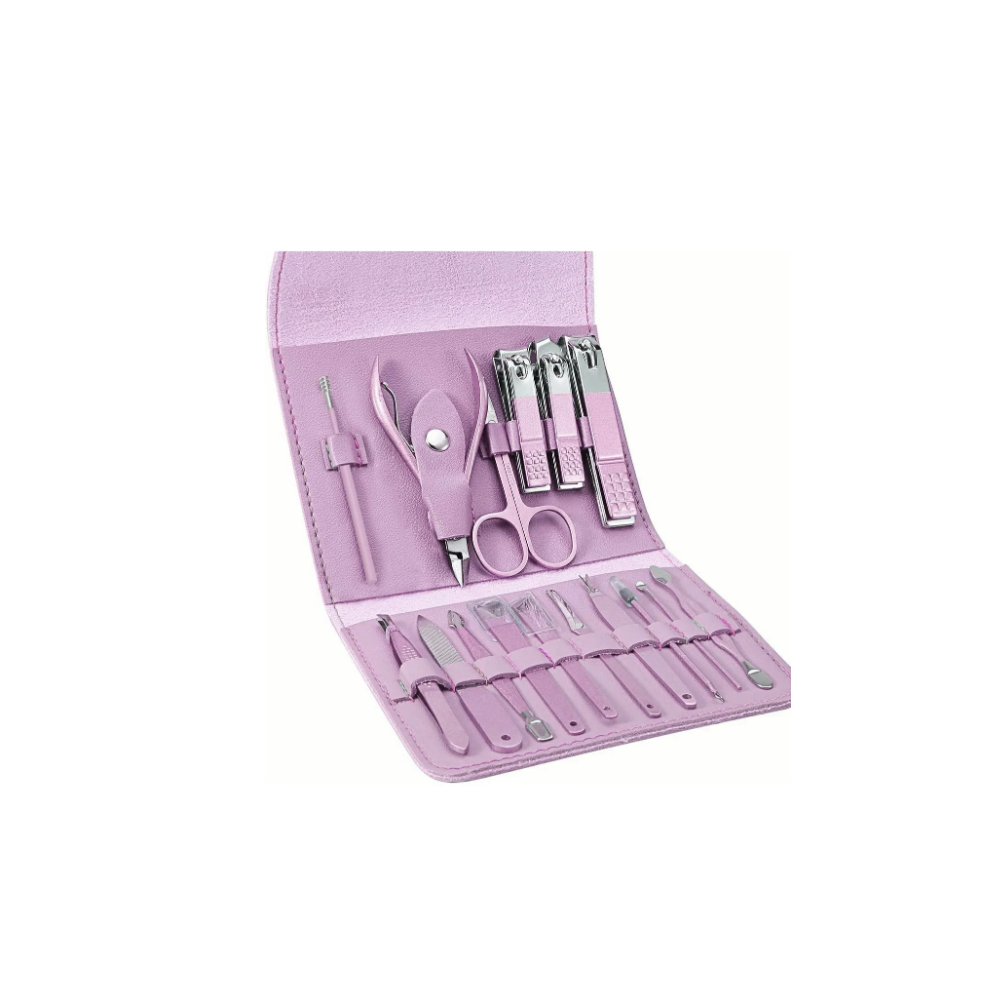 Kit de Herramientas de Manicura Malubero color Púrpura