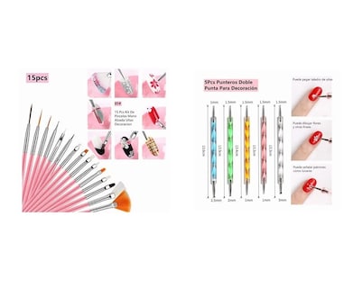 Foto 3 | Kit de Portátil Básico de Uñas, Lámpara UV y Taladro de Uñas