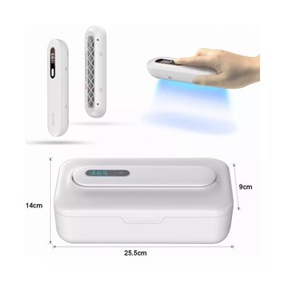 Foto 2 | Caja Lámpara de Esterilización BELUG Desinfección Sun UV LED Blanco