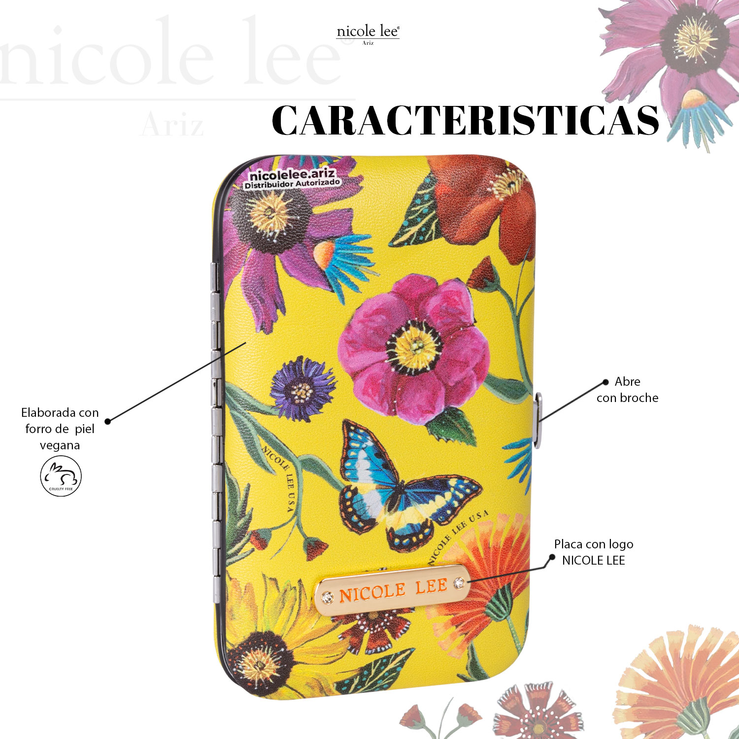 Foto 3 pulgar | Kit de Manicura Nicole Lee Anika Multicolor 6 Piezas Butter-flower Mustard