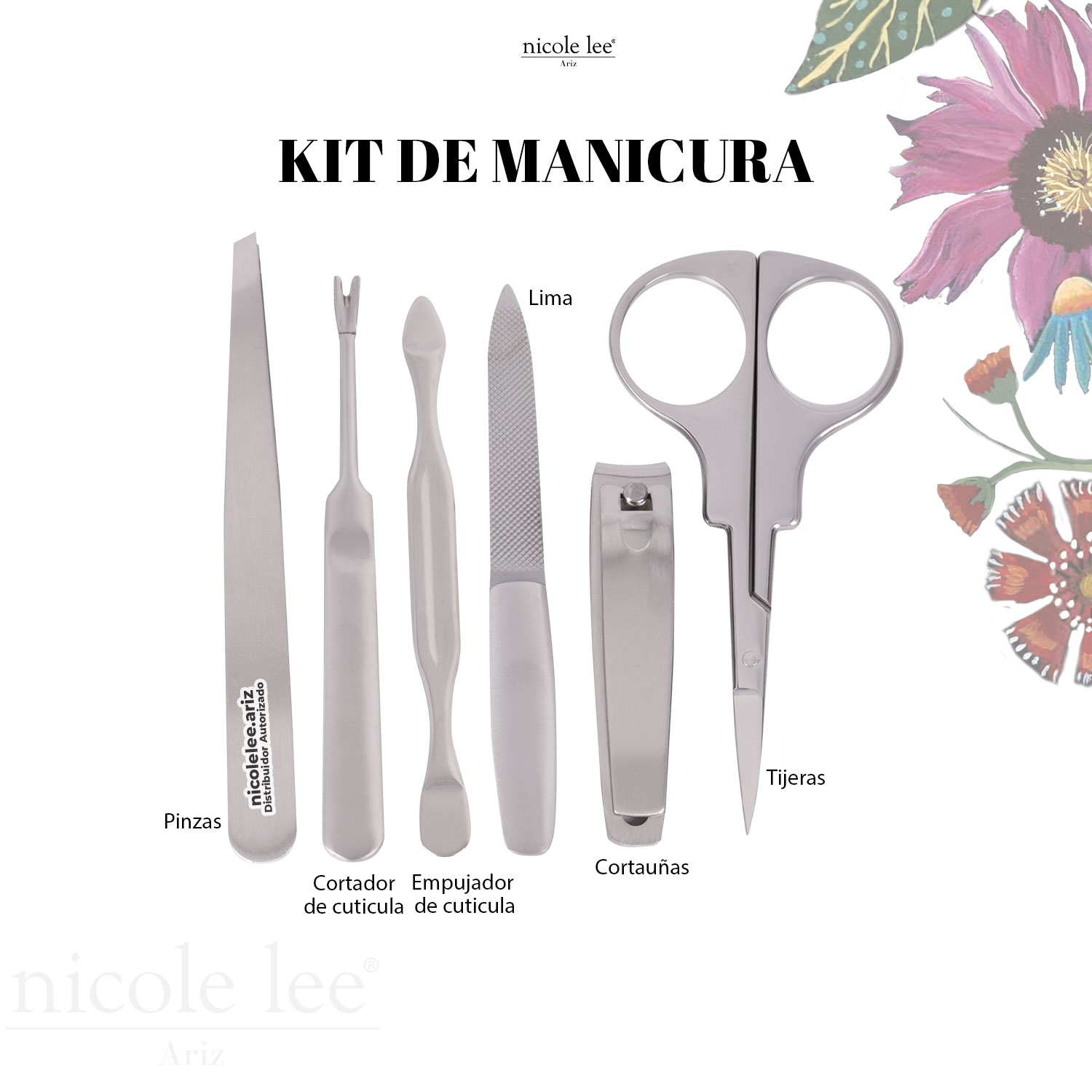 Foto 6 | Kit de Manicura Nicole Lee Anika Multicolor 6 Piezas Butter-flower Mustard