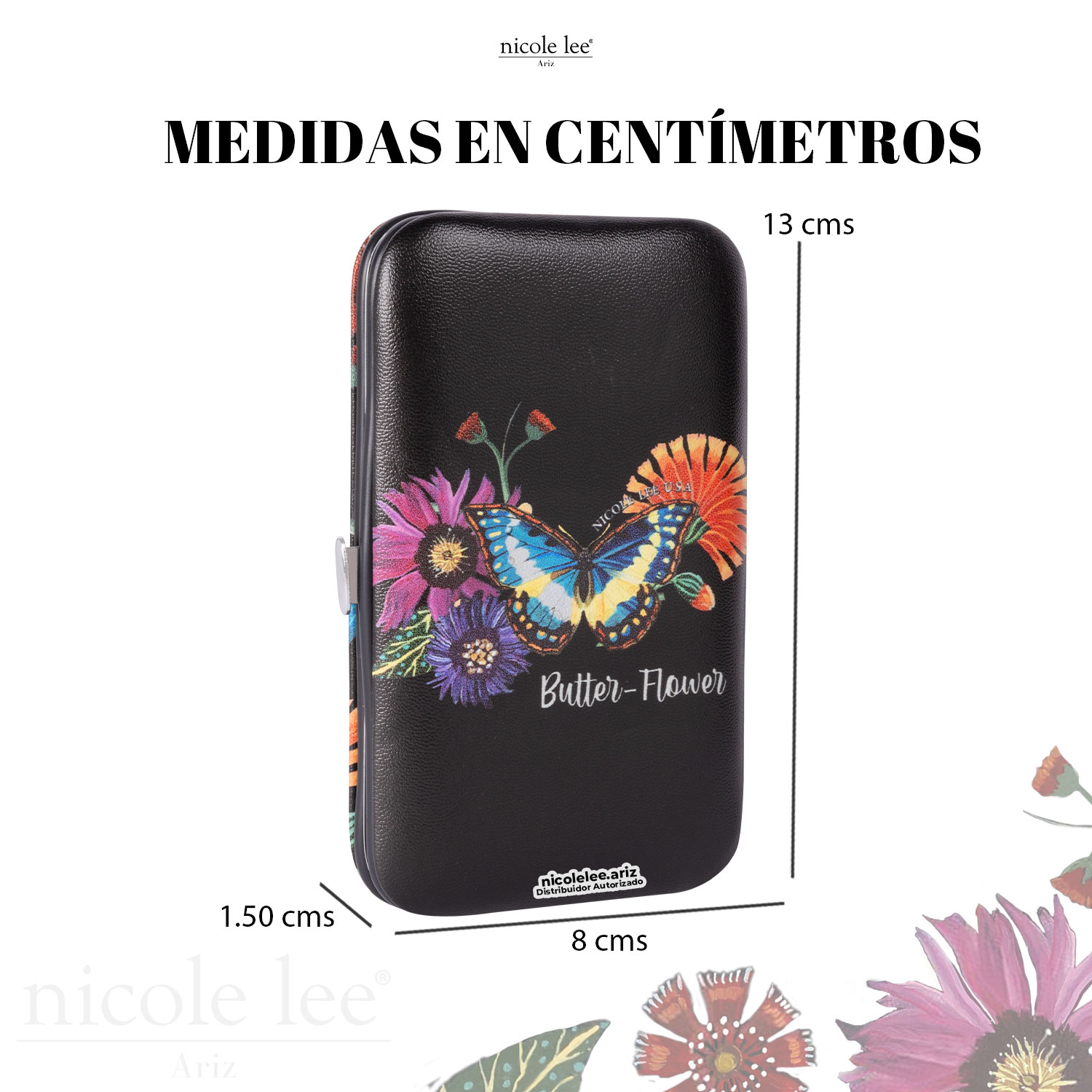 Foto 5 pulgar | Kit de Manicura Nicole Lee Anika Multicolor 6 Piezas Butter-flower Black