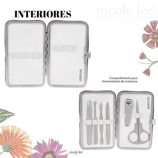 Foto 3 | Kit de Manicura Nicole Lee Anika Multicolor 6 Piezas Butter-flower White