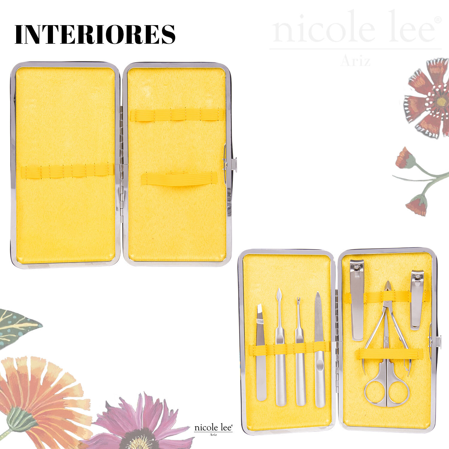 Foto 4 pulgar | Kit de Manicura Nicole Lee Cara color Amarillo 8 Piezas Butter-flower Mustard