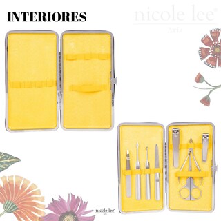 Foto 3 | Kit de Manicura Nicole Lee Cara color Amarillo 8 Piezas Butter-flower Mustard
