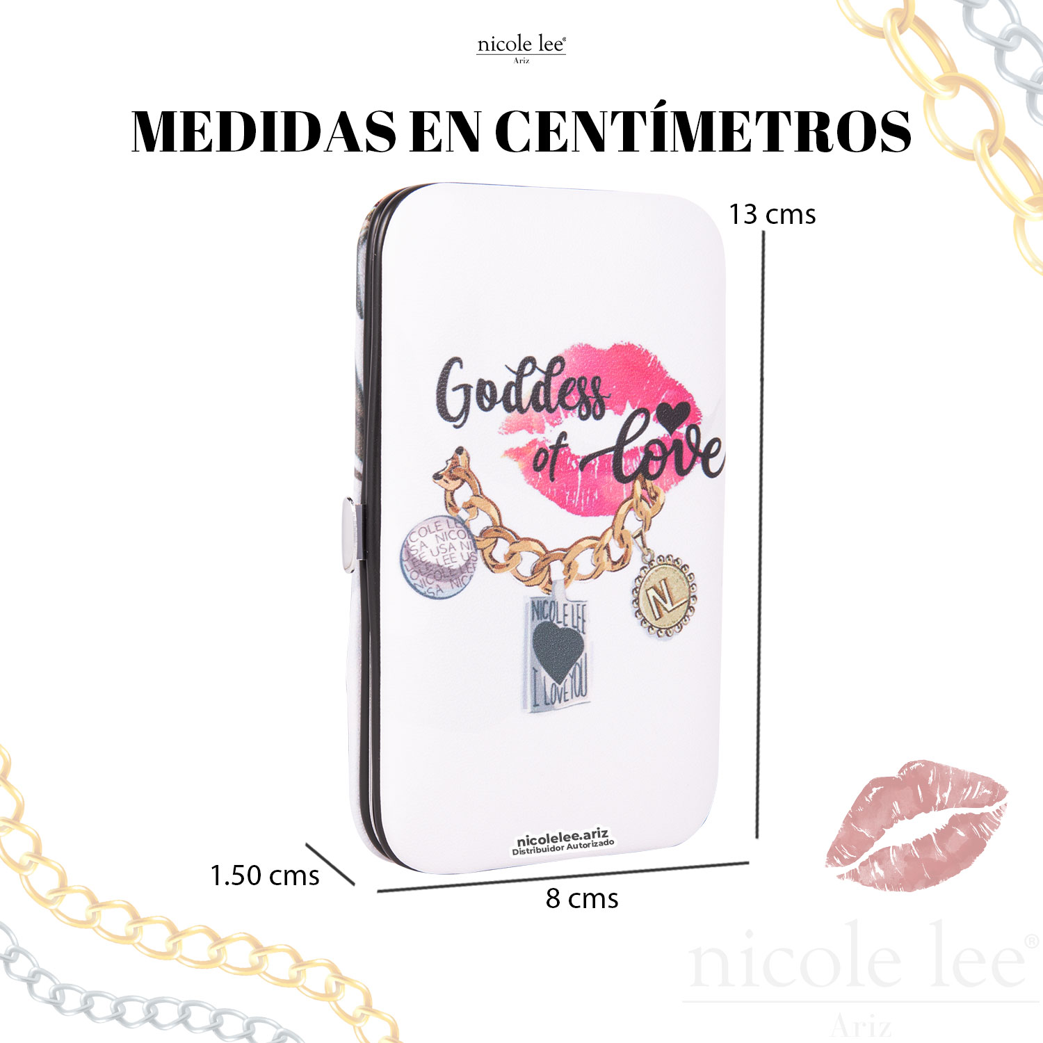 Foto 4 | Kit de Manicura  Nicole Lee 6 Piezas Goddess Of Love