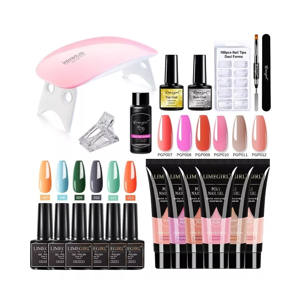 Foto 5 | Kit de Herramientas para Manicura Limegirl Polygel 20 PZAS