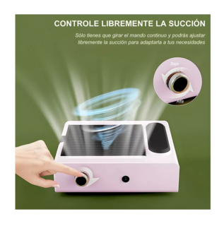 Foto 2 | Maquina Succionadora de de Polvo para Uñas Acrílicas 80w Rosa