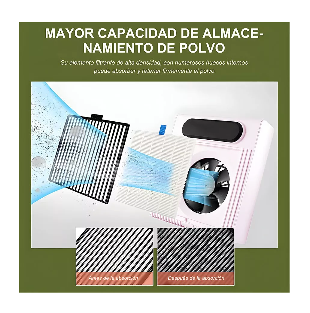 Foto 4 pulgar | Maquina Succionadora de de Polvo para Uñas Acrílicas 80w Rosa