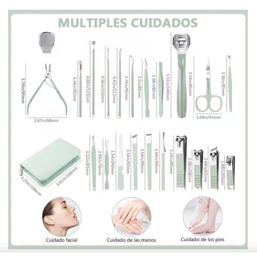 Foto 4 pulgar | Kit Manicura Profesional Wünd 22 Piezas