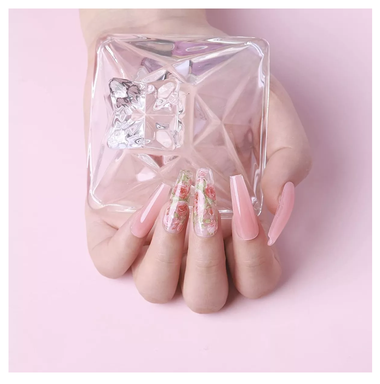 Foto 4 pulgar | Kit Para Uñas Polygel Con Lámpara Led Tonos Glitter