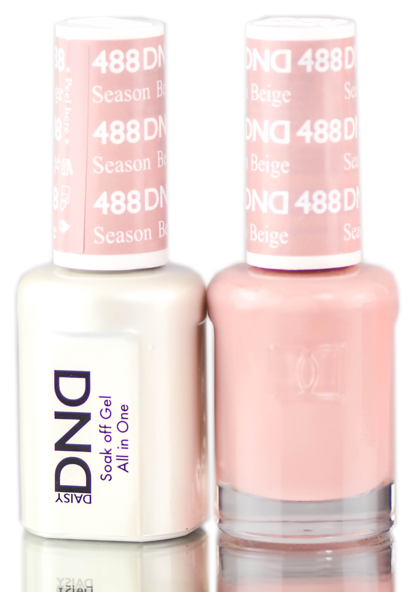 Esmalte En Gel Duo Daisy Dnd Dc All In One + Esmalte De Uñas Beige - Venta Internacional.