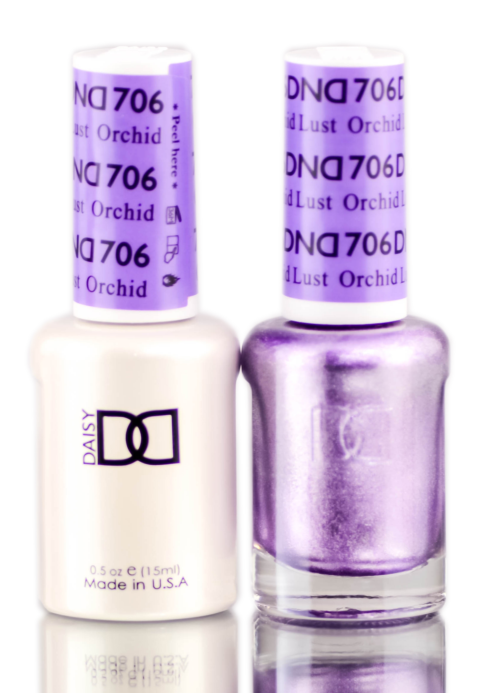 Esmalte En Gel Duo Daisy Dnd Dc All In One + Esmalte De Uñas Orquídea  - Venta Internacional.