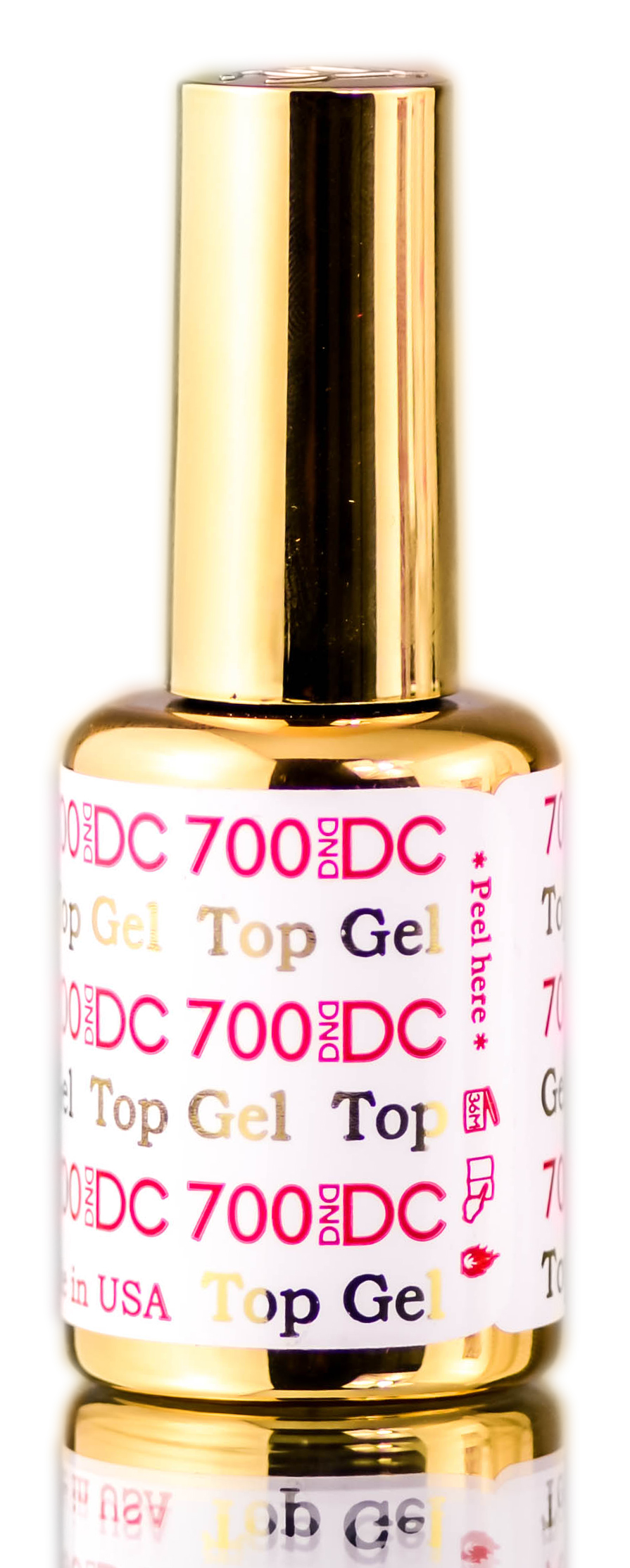 Capa Superior En Gel Soak Off Dnd Dc 700 Para Uñas - Venta Internacional.