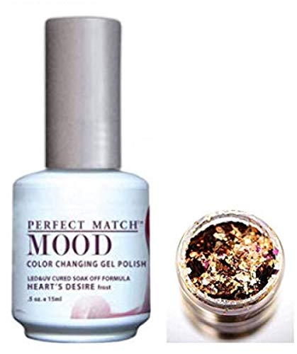 Foto 2 pulgar | Esmalte En Gel Lechat Perfect Match Mood Que Cambia De Color Con Purpurina - Venta Internacional.