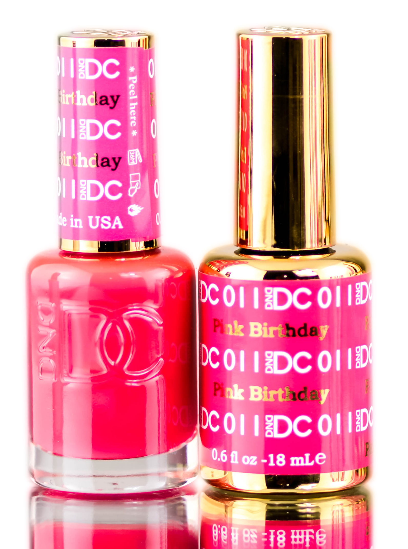 Esmalte En Gel Duo Dnd Dc Pinks Gel Lacquer 15 Ml + Esmalte De Uñas 1 - Venta Internacional.