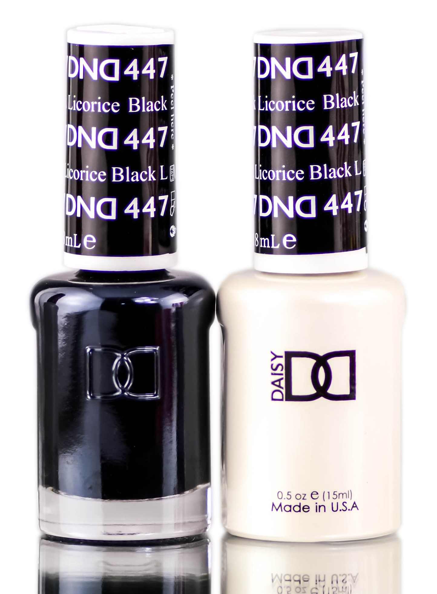 Esmalte En Gel Duo Daisy Dnd Dc Neutrals All In One Black Licori - Venta Internacional.