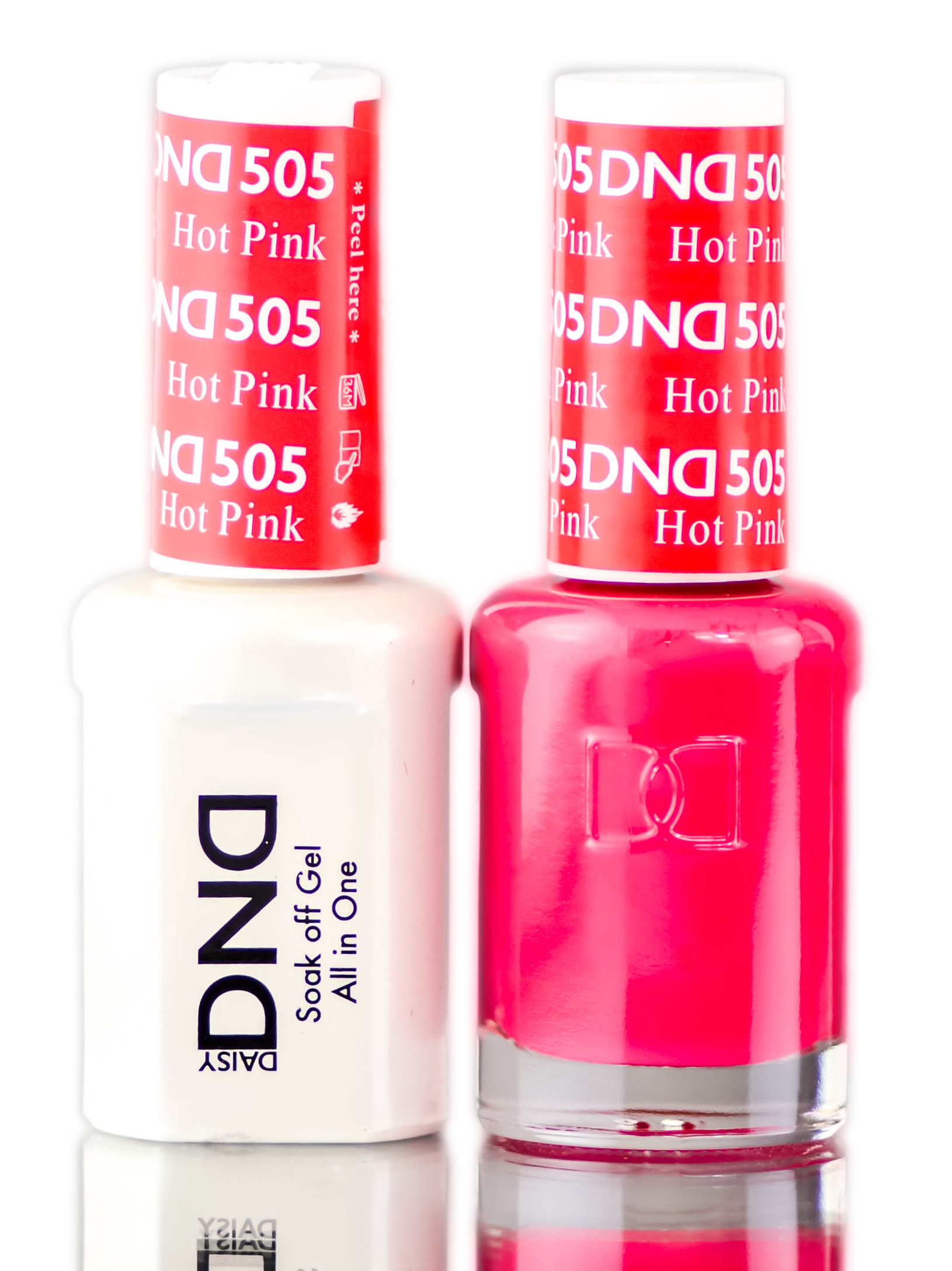 Esmalte En Gel Duo Daisy Dnd Pinks & Oranges + Esmalte De Uñas - Venta Internacional.