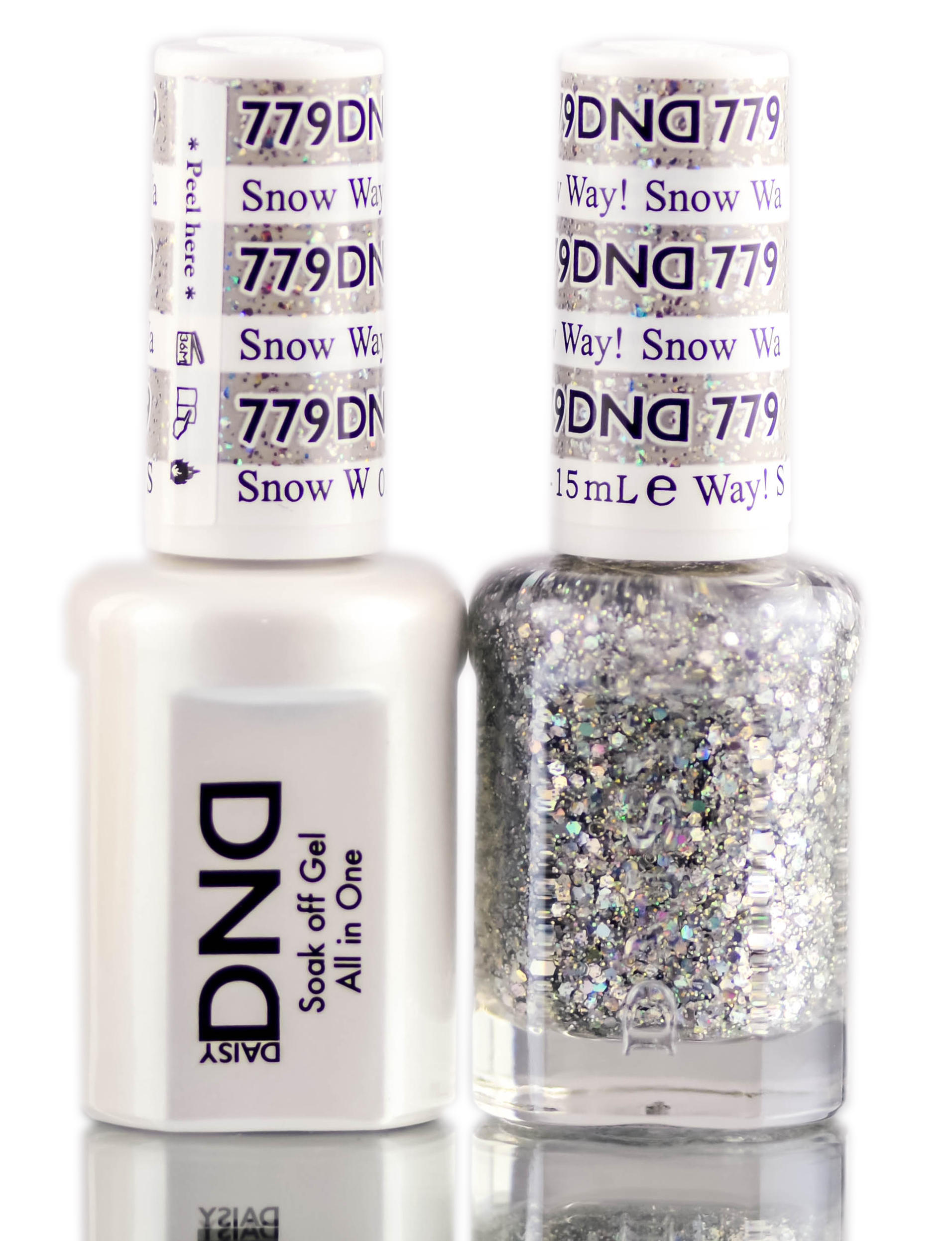 Foto 2 pulgar | Esmalte En Gel Duo Daisy Dnd Dc All In One + Esmalte De Uñas Snow Wa - Venta Internacional.