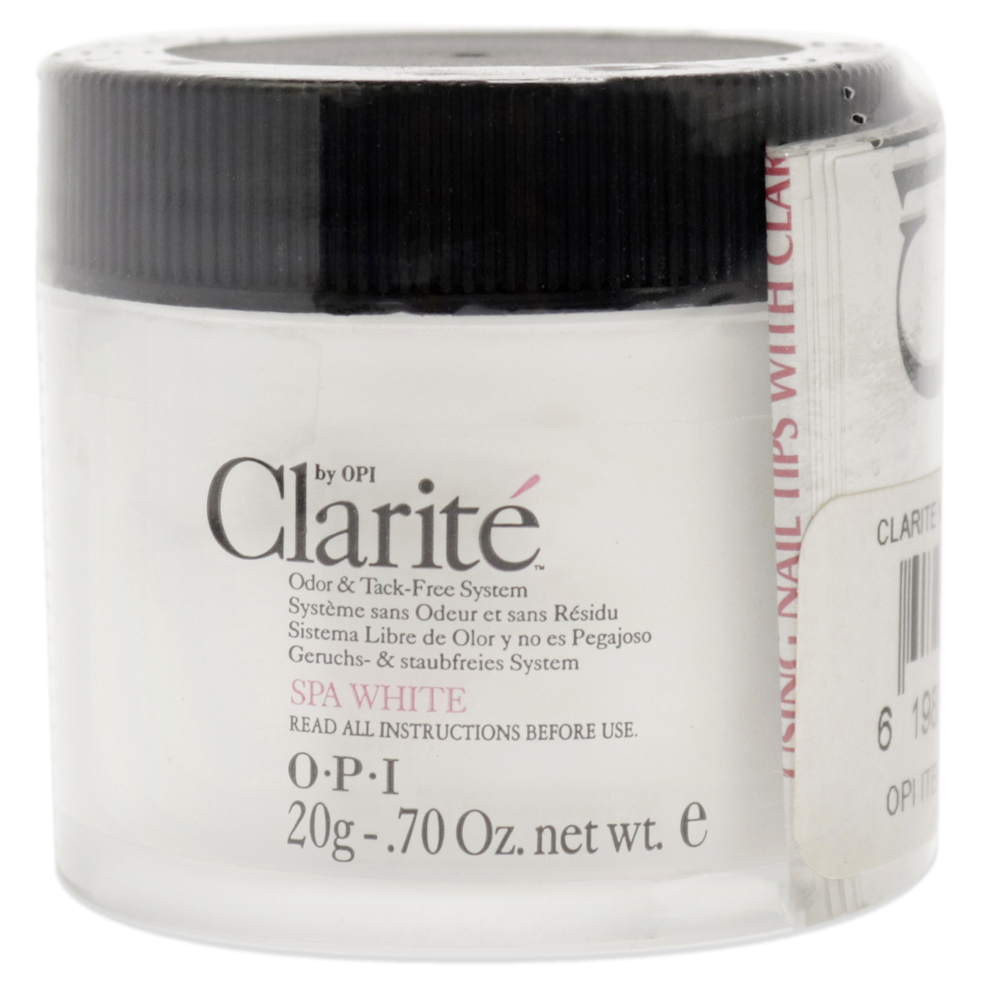 Polvo De Uñas Opi Clarite Spa White 20g - Venta Internacional.