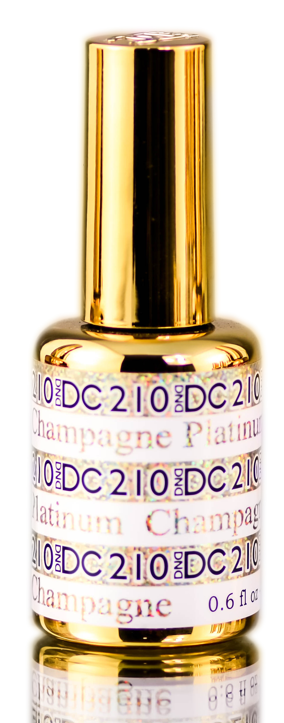 Esmalte En Gel Dnd Dc Platinum Para Uñas Con Purpurina Champagne Pl - Venta Internacional.