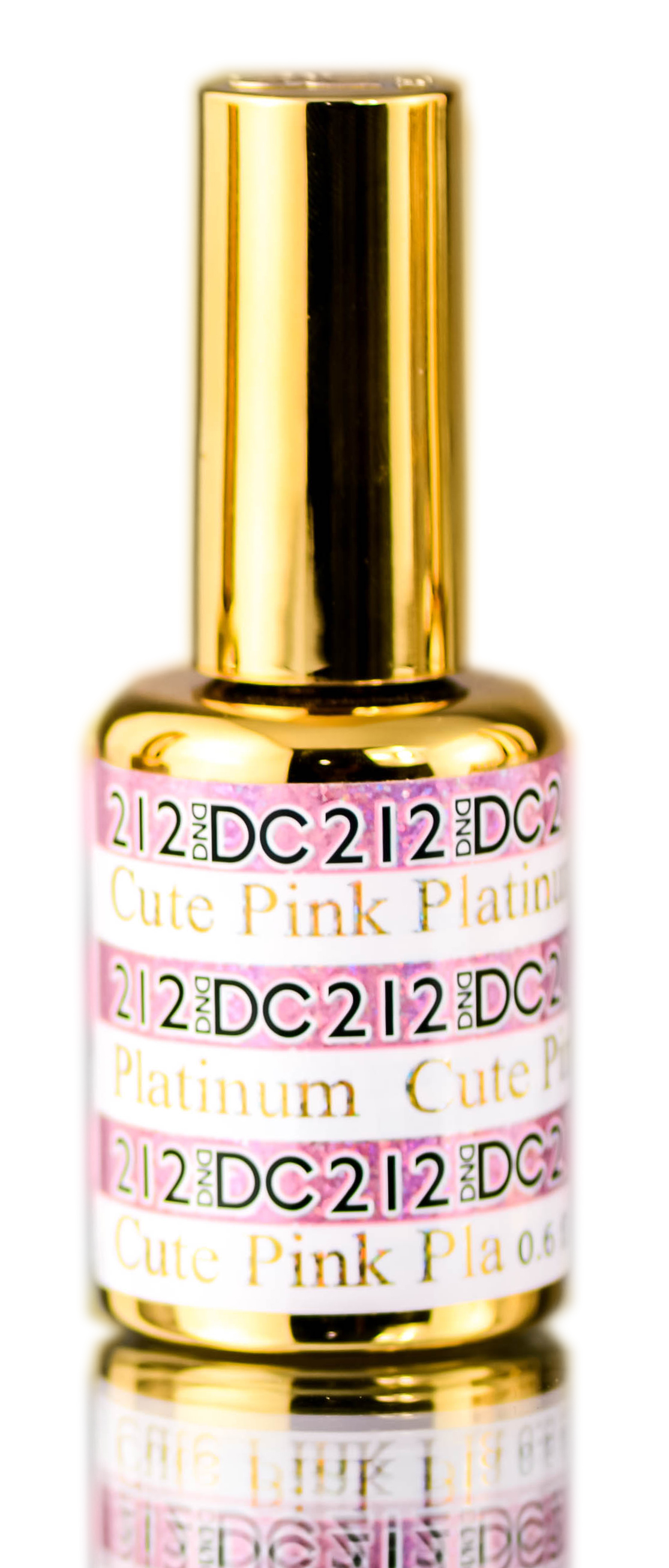 Foto 2 pulgar | Esmalte En Gel Dnd Dc Platinum Cute Pink Platinum (212) - Venta Internacional.