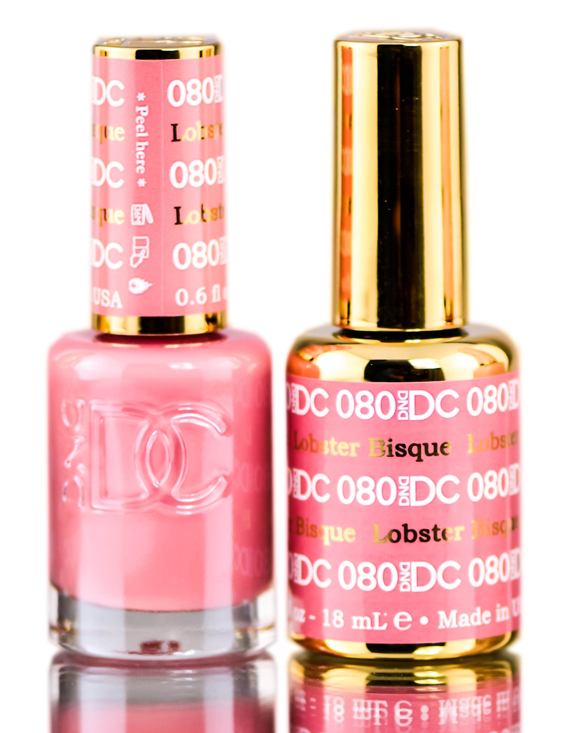 Esmalte En Gel Duo Dnd Dc Pinks Lobster Bisque 080 15 Ml - Venta Internacional.