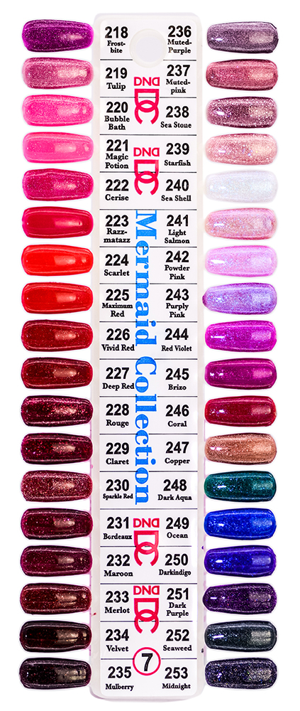 Foto 2 pulgar | Esmalte En Gel Dnd Dc Mermaid Soak-off Con Aquatic Glimmer & Spar - Venta Internacional.