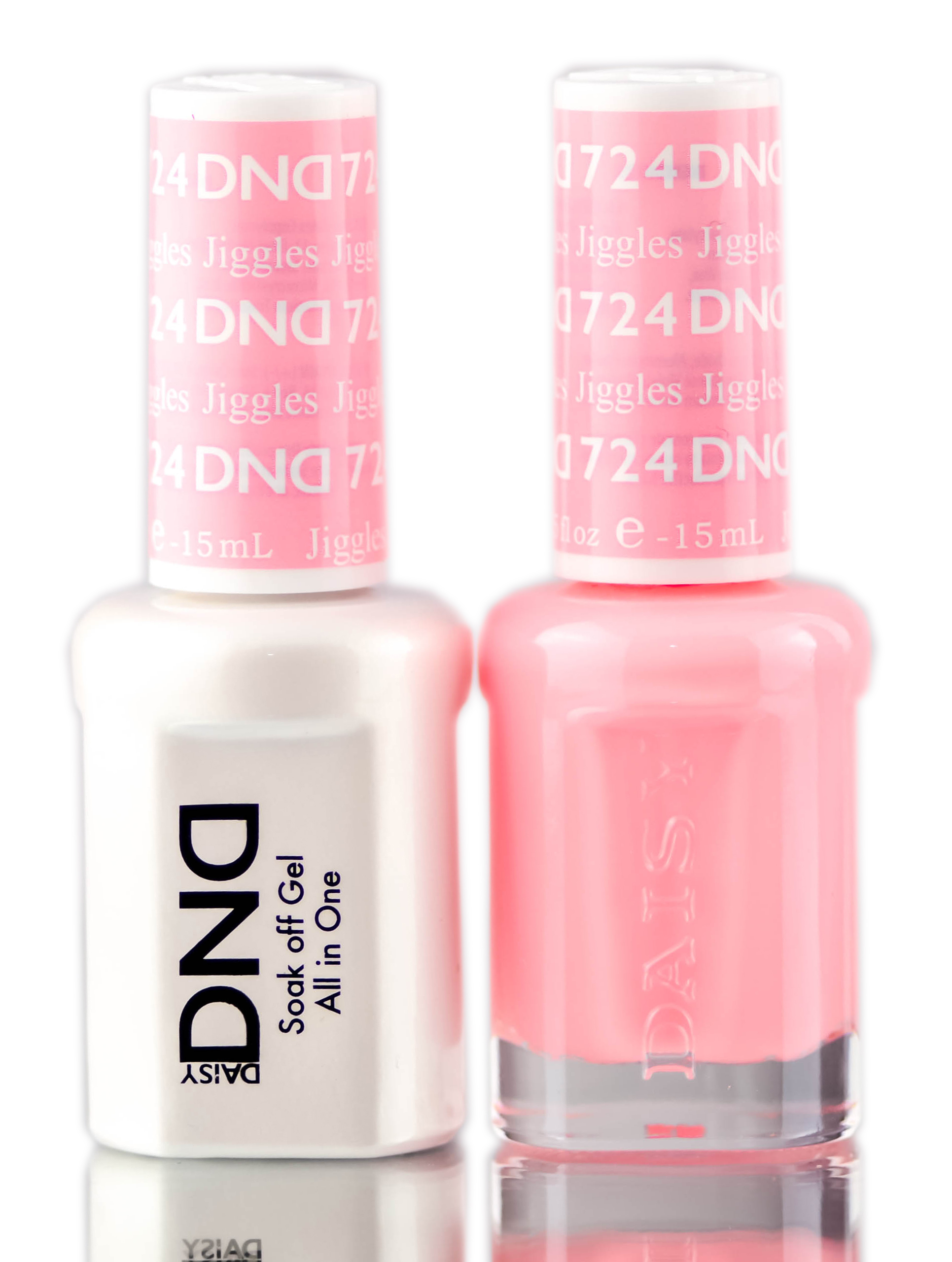 Esmalte En Gel Daisy Dnd Pinks & Oranges Soak Off Duo + Nail Pol - Venta Internacional.