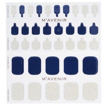 Foto 3 pulgar | Adhesivo para Uñas Mavenir Blue Navy Gold Topaz Pedi - Venta Internacional