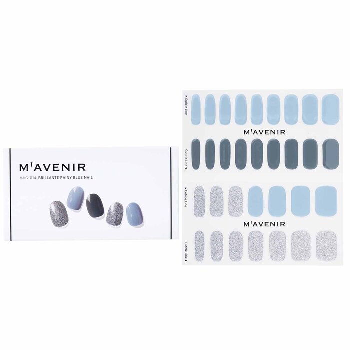 Foto 2 pulgar | Pegatinas para Uñas Mavenir Brillante Rainy Blue con Gel Líquido Real - Venta Internacional