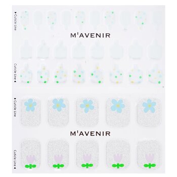 Foto 3 pulgar | Adhesivo para Uñas Mavenir Small Garden Pedi White - Venta Internacional