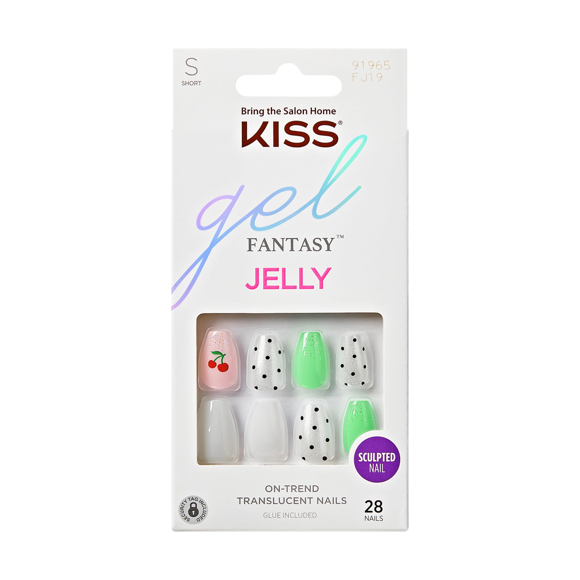 Foto 2 pulgar | Presion Nails Kiss Gel Fantasy «jelly Baby» Con Pegamento Y Herramientas - Venta Internacional.