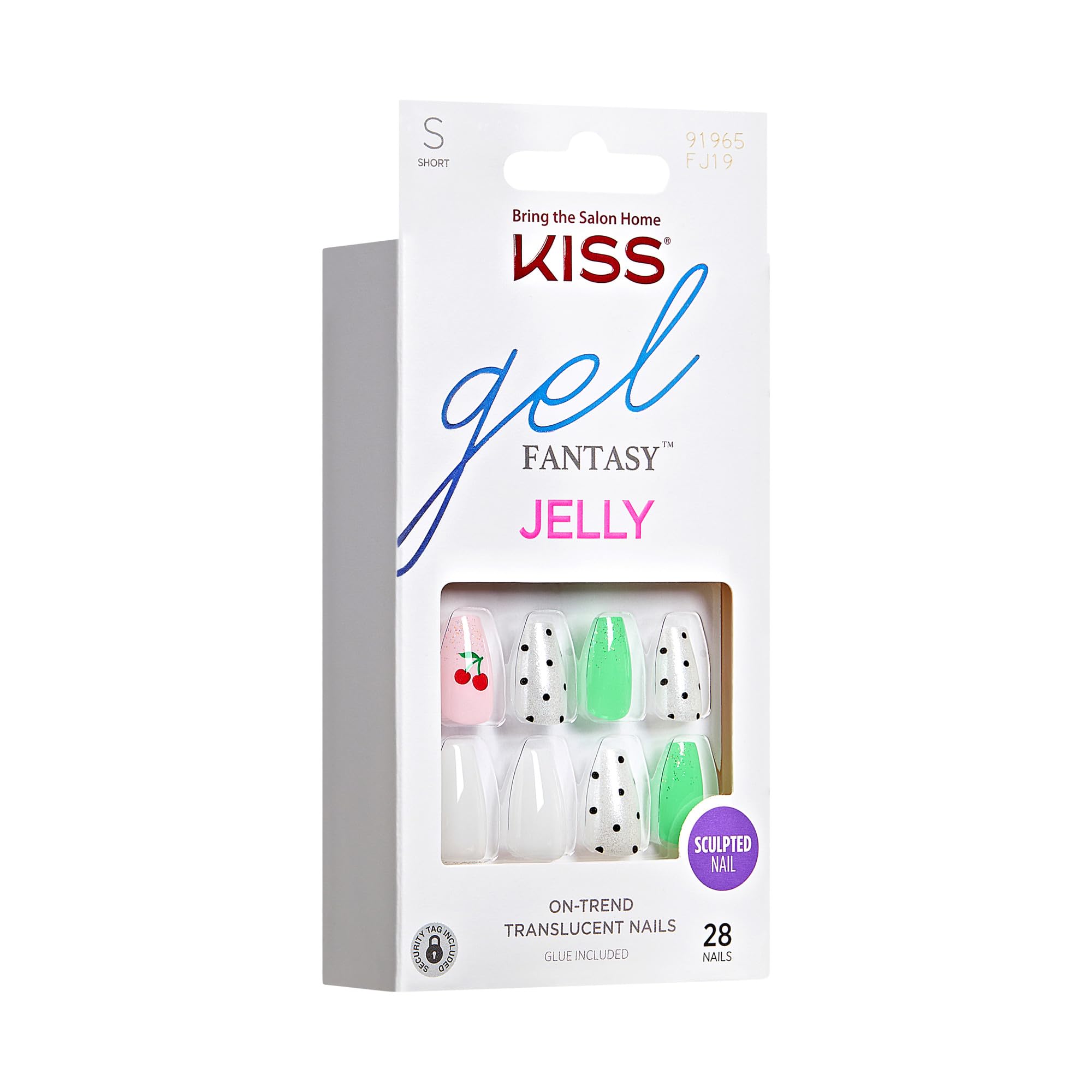 Foto 3 pulgar | Presion Nails Kiss Gel Fantasy «jelly Baby» Con Pegamento Y Herramientas - Venta Internacional.