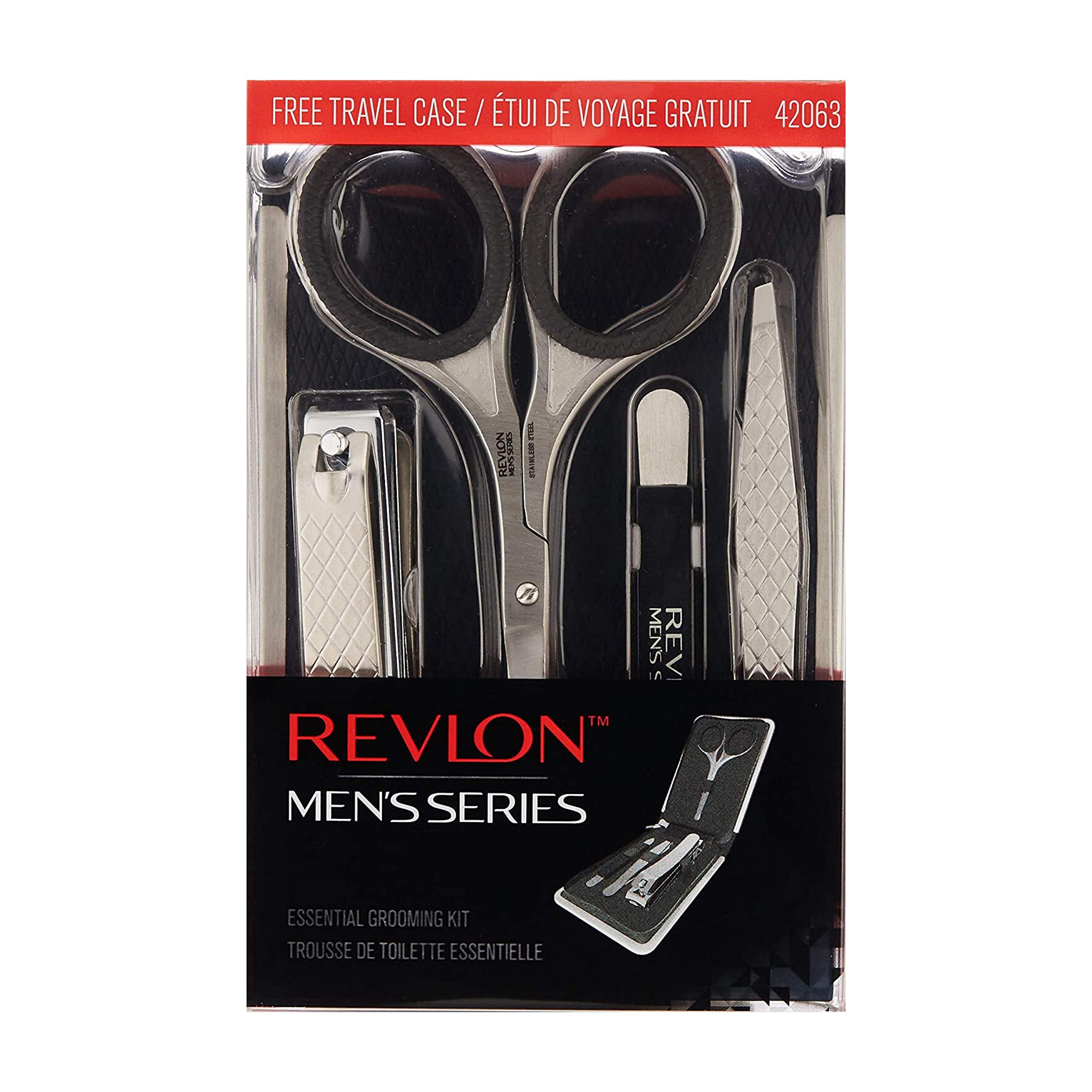 Foto 6 pulgar | Kit De Aseo Revlon Para Hombre, Cortaúñas, Tijeras Y Pinzas - Venta Internacional.