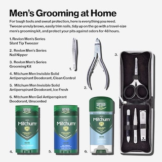 Foto 6 | Kit De Aseo Revlon Para Hombre, Cortaúñas, Tijeras Y Pinzas - Venta Internacional.