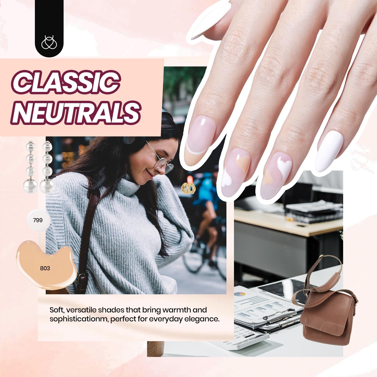 Foto 7 pulgar | Kit De Esmaltes De Uñas En Gel Beetles Con Luz Uv, 44 Unidades, 24 Colores - Venta Internacional.