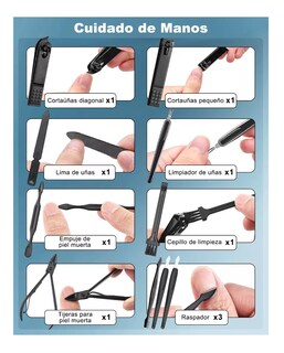 Foto 4 | Set Manicura Multifuncional 28 Piezas