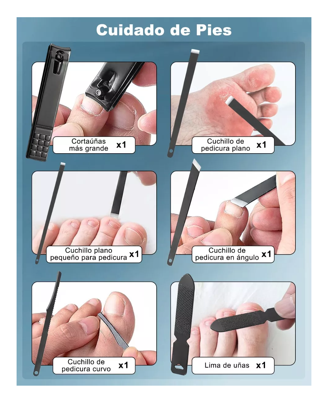 Foto 5 | Set Manicura Multifuncional 28 Piezas
