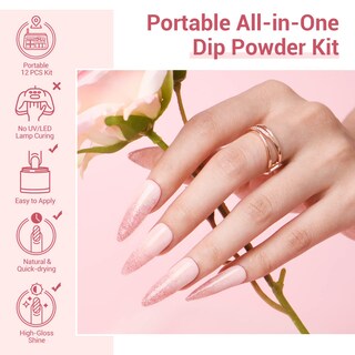 Foto 2 | Kit de Polvo para Uñas Azurebeauty Starter 4 Colores 12 Unidades - Venta Internacional