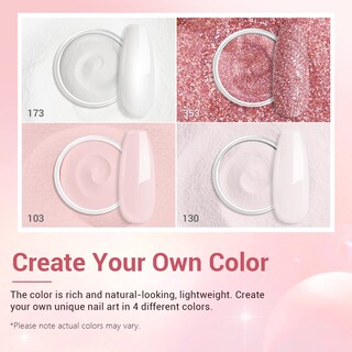 Foto 4 | Kit de Polvo para Uñas Azurebeauty Starter 4 Colores 12 Unidades - Venta Internacional