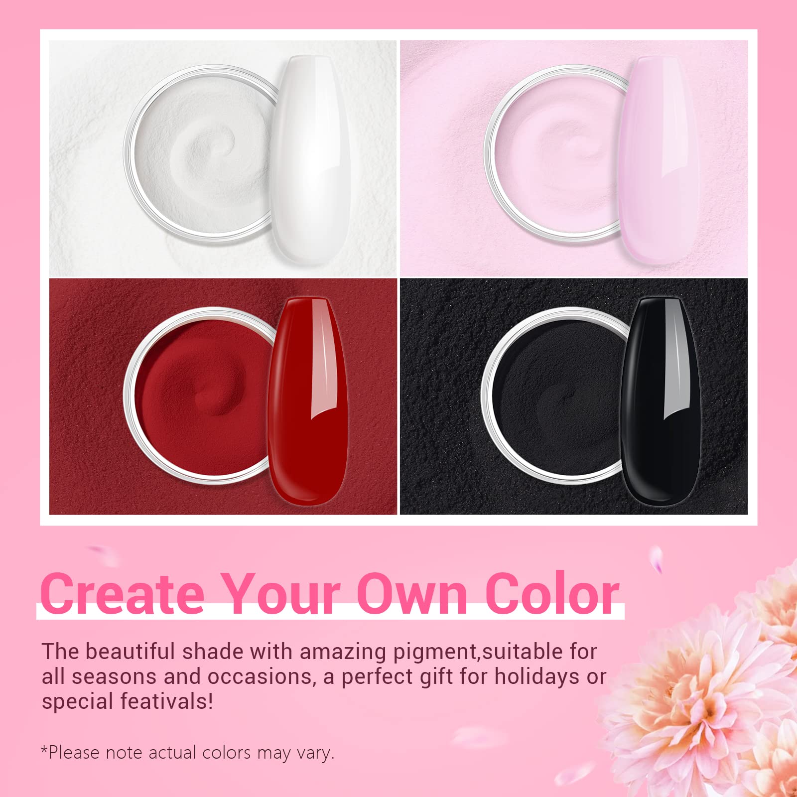 Foto 3 pulgar | Kit de Polvo para Uñas Inmersión Azurebeauty 4 Colores y Accesorios - Venta Internacional