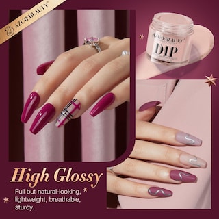 Foto 3 | Kit de Polvo para Uñas Inmersión Azurebeauty 4 Colores y Herramientas - Venta Internacional